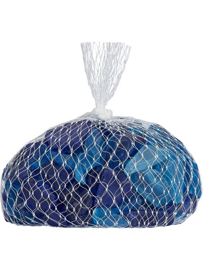 4 Bluish Seaglass in Bags (approx. 4 lbs) (Set of 4)