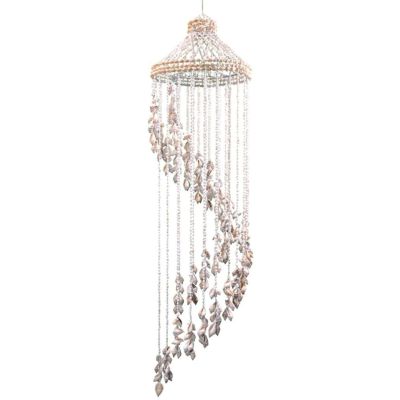 Brown Chula Stairway Chandelier 12x47"