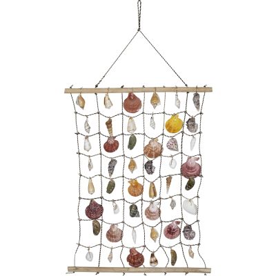 Rope & Shells Wall Decor 18x24"