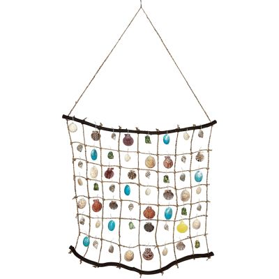 Assorted Shells Wall Decor Hanger 24x20"