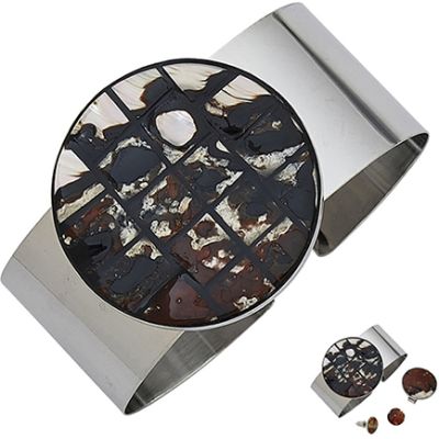 Sarmaticus Stainless Cuff & Earrings