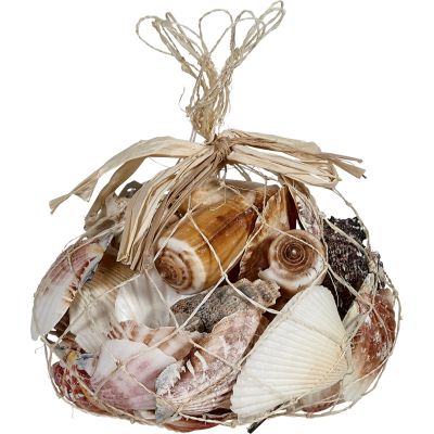 3 Shell Packs in Abaca Nets Large (Set of 3)