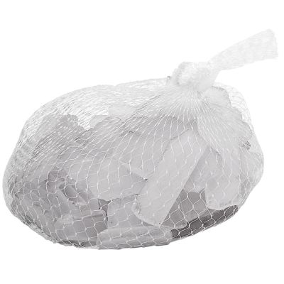 4 Frost White Seaglass in Bags (Set of 4)