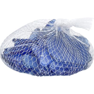 4 Dark Blue Seaglass in Bags (Set of 4)