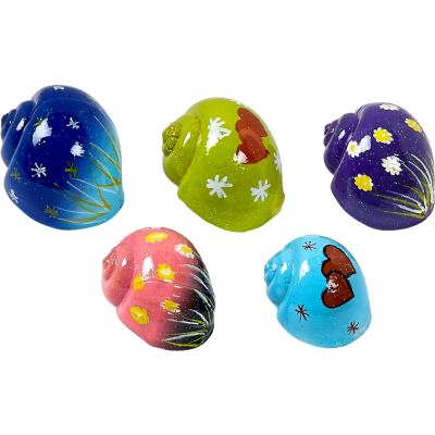 8 Glittered Hermit Crab Shells (Set of 8)