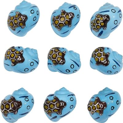 10 3D Turtle Hermit Crab Shells (Set of 10)
