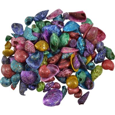 Small Glittered Shell Mix Bag .5-.75" 1 Kilo (appx 3000 pc)