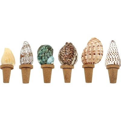 6 Loose Seashells Wine Corks (Set of 6)