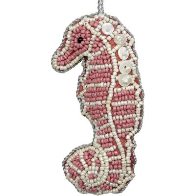 Seahorse Coral MOP & Beads Ornament