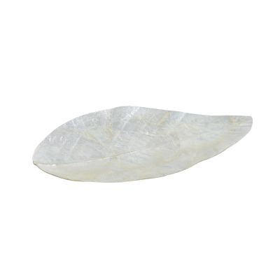 Capiz Shell Natural Plate 7x4"