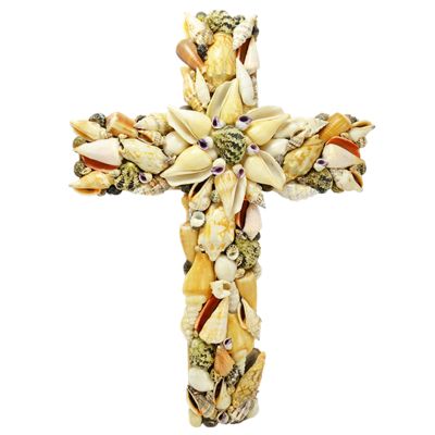 Natural Shell Cross 16"