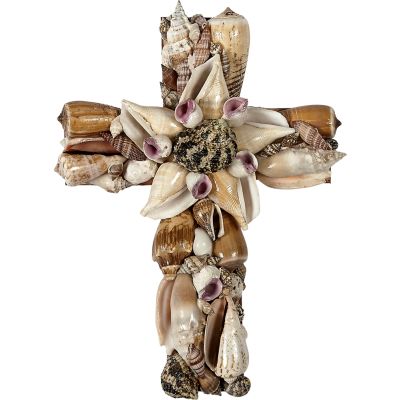 Natural Shell Cross 8"