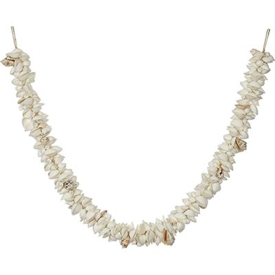 White Shell Clusters Garland 64"