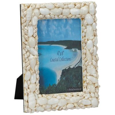 White Shells Photo Frame 4x6" Glass Pane