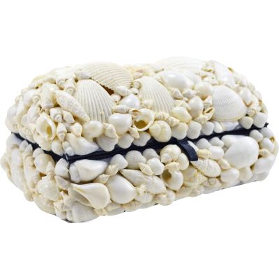 White Treasure Box 7.25x4.5x3.5"