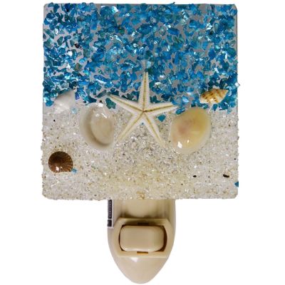 Sand & Sea with Starfish Square Boxed LED Night Light