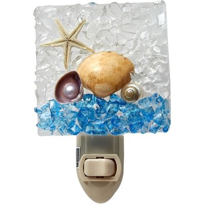 Sea & Sky with Clam Square Boxed LED Night Light