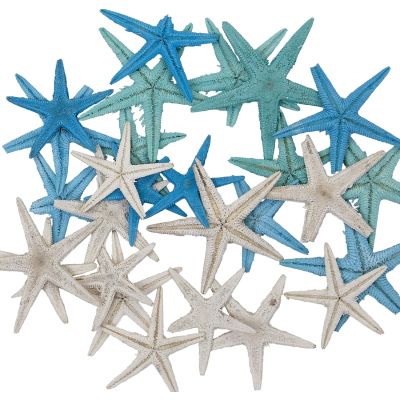 300 Mini Starfish Blue, Green, White 1-2" (Set of 300)