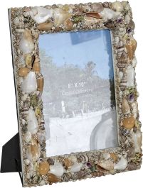 L Shape Shell Photo Frame Assorted Shells Photo Frame 8x10