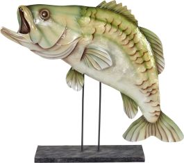 Bass Fish on Stand